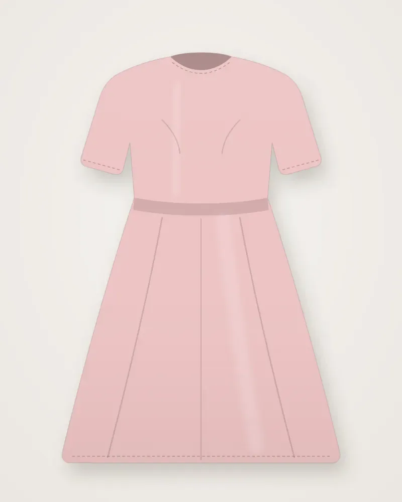 Dress Anak, Pink muda