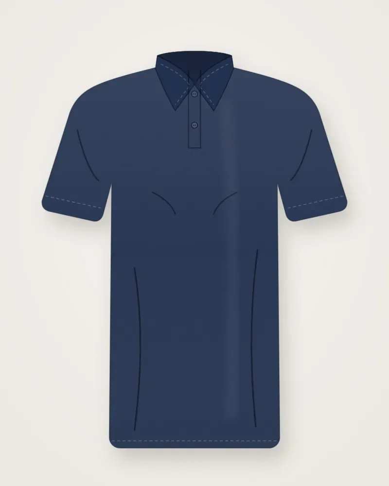 Polo Piqué, Navy