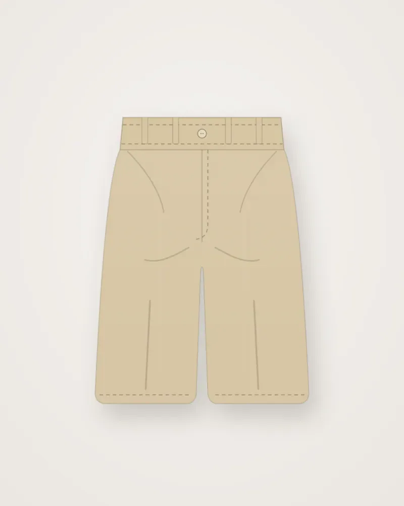 Celana Pendek Linen, Pasir